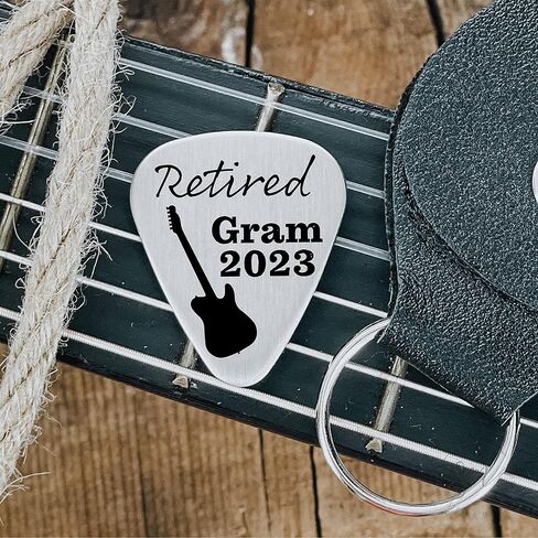 Personalized Retired Gift Retirement Gift Idea Retiree Retirement Pick Gift Guitar Pick Men's Retirement Gift Retirement Party Gift Idea RETIRED-PICK in Saudi Arabia