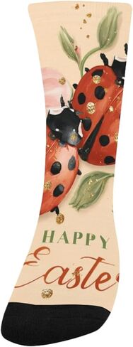 جوارب ربيعية غريبة الأطوار للتنزه سيرًا على الأقدام لعيد الفصح - جوارب شتوية حرارية سميكة دافئة للأولاد والبنات للمدرسة، والارتداء اليومي والأنشطة الخارجية in Kuwait