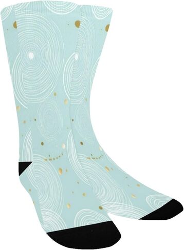 جوارب التنزه سيرًا على الأقدام بتصميم حلقة باستيل - جوارب شتوية حرارية سميكة دافئة للأولاد والبنات الصغار للمدرسة، والارتداء اليومي والأنشطة الخارجية in Kuwait