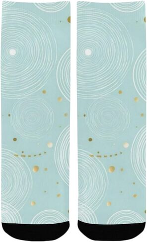 جوارب التنزه سيرًا على الأقدام بتصميم حلقة باستيل - جوارب شتوية حرارية سميكة دافئة للأولاد والبنات الصغار للمدرسة، والارتداء اليومي والأنشطة الخارجية in Kuwait