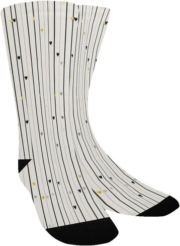 جوارب مخططة على شكل قلب رمادي للمشي لمسافات طويلة - جوارب شتوية حرارية سميكة دافئة للأولاد والبنات الصغار للمدرسة، والارتداء اليومي والأنشطة الخارجية in Kuwait