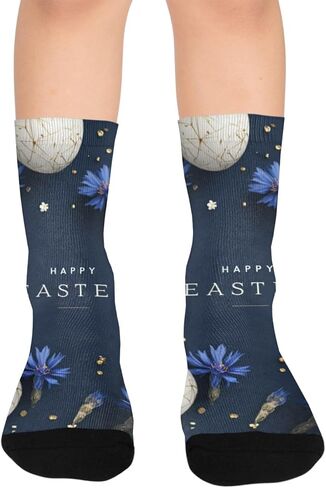 جوارب Kintsugi لبيض عيد الفصح للمشي لمسافات طويلة - جوارب شتوية حرارية سميكة دافئة للأولاد والبنات للمدرسة، والارتداء اليومي والأنشطة الخارجية in Kuwait