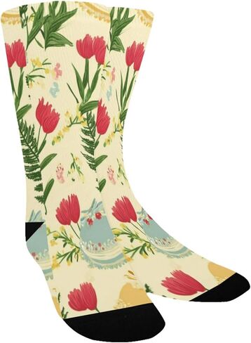 جوارب Fern Tulip Art للمشي لمسافات طويلة - جوارب شتوية حرارية سميكة دافئة للأطفال الصغار للأولاد والبنات للمدرسة، والارتداء اليومي والأنشطة الخارجية in Kuwait