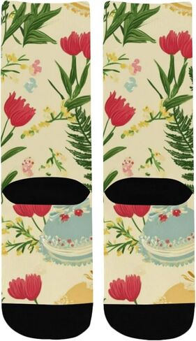 جوارب Fern Tulip Art للمشي لمسافات طويلة - جوارب شتوية حرارية سميكة دافئة للأطفال الصغار للأولاد والبنات للمدرسة، والارتداء اليومي والأنشطة الخارجية in Kuwait