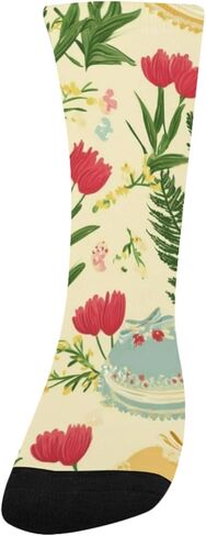 جوارب Fern Tulip Art للمشي لمسافات طويلة - جوارب شتوية حرارية سميكة دافئة للأطفال الصغار للأولاد والبنات للمدرسة، والارتداء اليومي والأنشطة الخارجية in Kuwait