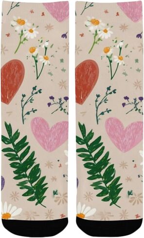 جوارب هارتس ريد بلوم للمشي لمسافات طويلة - جوارب شتوية حرارية سميكة دافئة للأطفال الصغار للأولاد والبنات للمدرسة، والارتداء اليومي والأنشطة الخارجية in Kuwait