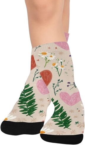 جوارب هارتس ريد بلوم للمشي لمسافات طويلة - جوارب شتوية حرارية سميكة دافئة للأطفال الصغار للأولاد والبنات للمدرسة، والارتداء اليومي والأنشطة الخارجية in Kuwait