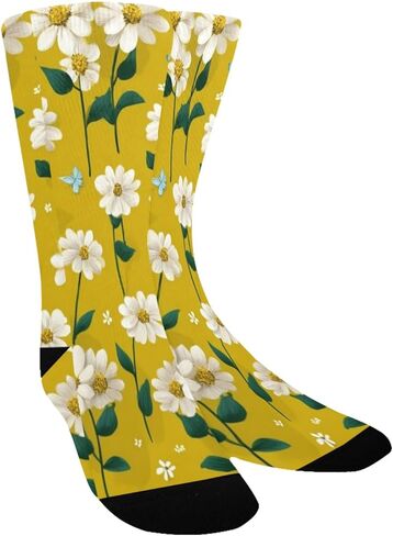 جوارب Sunny Daisy Bloom للمشي لمسافات طويلة - جوارب شتوية حرارية سميكة دافئة للأطفال الصغار للأولاد والبنات للمدرسة، والارتداء اليومي والأنشطة الخارجية in Kuwait