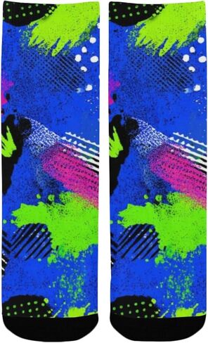 جوارب للتنزه سيرًا على الأقدام بتصميم نيون داش - جوارب شتوية حرارية سميكة دافئة للأولاد والبنات الصغار للمدرسة، والارتداء اليومي والأنشطة الخارجية in Kuwait