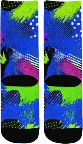 جوارب للتنزه سيرًا على الأقدام بتصميم نيون داش - جوارب شتوية حرارية سميكة دافئة للأولاد والبنات الصغار للمدرسة، والارتداء اليومي والأنشطة الخارجية in Kuwait