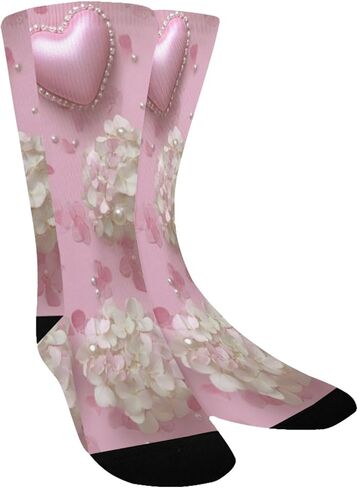 جوارب Blossom Pink Bow للمشي لمسافات طويلة - جوارب شتوية حرارية سميكة دافئة للأطفال الصغار للأولاد والبنات للمدرسة، والارتداء اليومي والأنشطة الخارجية in Kuwait