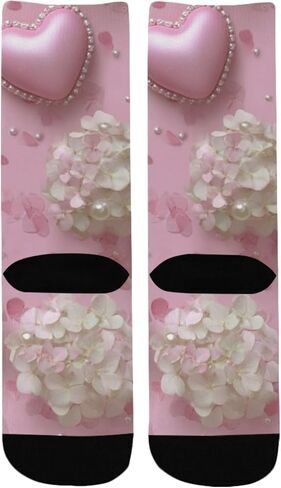 جوارب Blossom Pink Bow للمشي لمسافات طويلة - جوارب شتوية حرارية سميكة دافئة للأطفال الصغار للأولاد والبنات للمدرسة، والارتداء اليومي والأنشطة الخارجية in Kuwait