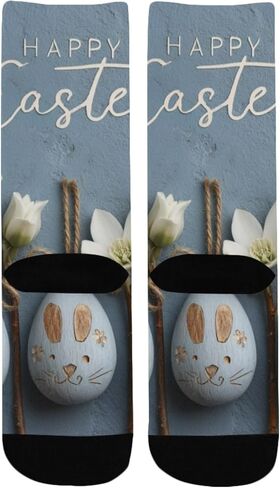 جوارب أرنب عيد الفصح الريفية للمشي لمسافات طويلة - جوارب شتوية حرارية سميكة دافئة للأولاد والبنات للمدرسة، والارتداء اليومي والأنشطة الخارجية in Kuwait