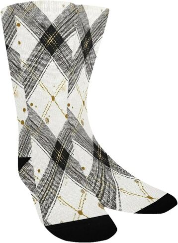 جوارب منقوشة Sark Pinecone للمشي لمسافات طويلة - جوارب شتوية حرارية سميكة دافئة للأولاد والبنات للمدرسة، والارتداء اليومي والأنشطة الخارجية in Kuwait