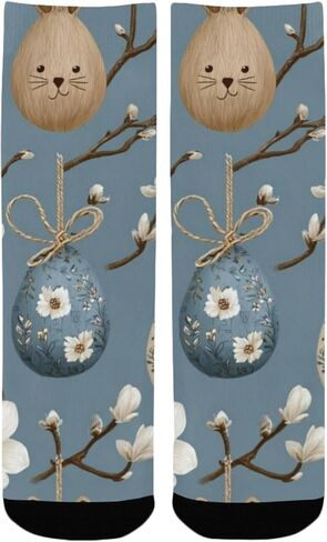 جوارب المشي لمسافات طويلة على شكل بيضة عيد الفصح من ماجنوليا - جوارب شتوية حرارية سميكة دافئة للأولاد والبنات للمدرسة، والارتداء اليومي والأنشطة الخارجية in Kuwait