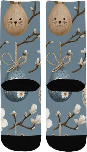 جوارب المشي لمسافات طويلة على شكل بيضة عيد الفصح من ماجنوليا - جوارب شتوية حرارية سميكة دافئة للأولاد والبنات للمدرسة، والارتداء اليومي والأنشطة الخارجية in Kuwait