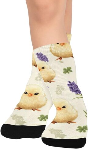 جوارب Lucky Clover Chick للمشي لمسافات طويلة - جوارب شتوية حرارية سميكة دافئة للأولاد والبنات للمدرسة، والارتداء اليومي والأنشطة الخارجية in Kuwait