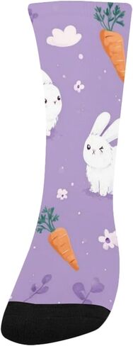 جوارب المشي لمسافات طويلة بتصميم أرنب غريب الأطوار - جوارب شتوية حرارية سميكة دافئة للأولاد والبنات للمدرسة، والارتداء اليومي والأنشطة الخارجية in Kuwait