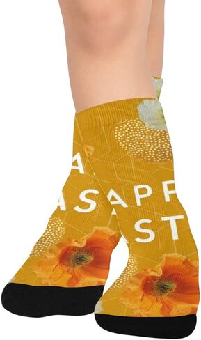 جوارب المشي لمسافات طويلة على شكل بيضة عيد الفصح من بوبي - جوارب شتوية حرارية سميكة دافئة للأولاد والبنات الصغار للمدرسة، والارتداء اليومي والأنشطة الخارجية in Kuwait