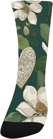 جوارب Magnolia White Heart Spring للتنزه سيرًا على الأقدام - جوارب شتوية حرارية سميكة دافئة للأطفال الصغار للأولاد والبنات للمدرسة، والارتداء اليومي والأنشطة الخارجية in Kuwait