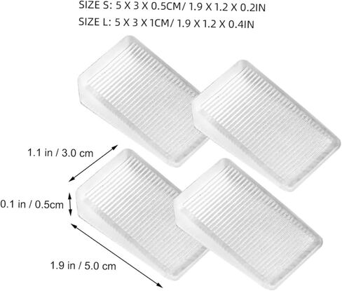 Holibanna 8Pcs Durable Multi Function Table Shims Wear Resistant Furniture Levelers for Household Use Toilet Leveling and Stabilizing Uneven Surfaces in Kuwait
