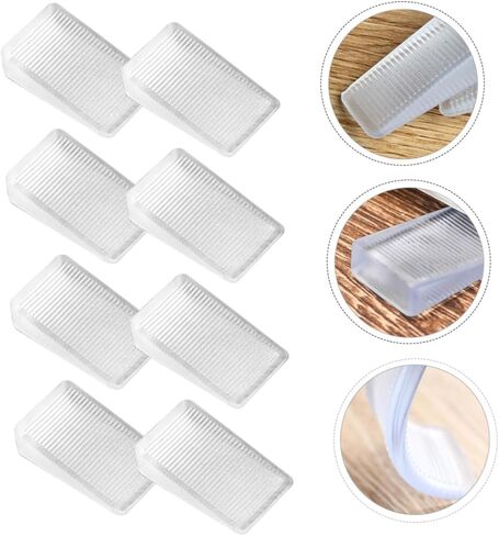 Holibanna 8Pcs Durable Multi Function Table Shims Wear Resistant Furniture Levelers for Household Use Toilet Leveling and Stabilizing Uneven Surfaces in Kuwait