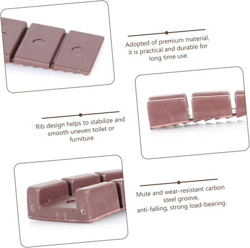 Lurrose 30pcs Adjustable Shims for Furniture Table Levelers Eco-Friendly DIY Home Improvement in Saudi Arabia