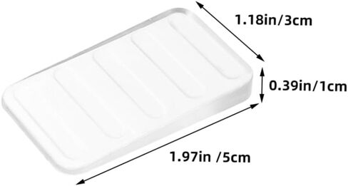 Lurrose 8Pcs Clear Plastic Leveling Shims Wedges for Furniture Table Levelers Lightweight and Easy to Use for Home Furniture Stability and Leveling Needs in Saudi Arabia