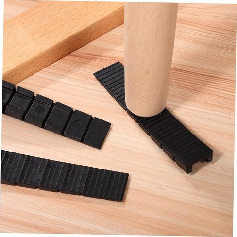 LIFKOME 20Pcs Furniture Leveling Shims Wedges for Table Legs Chairs Heavy Duty Material Noise Reducing Floor Protecting in Saudi Arabia