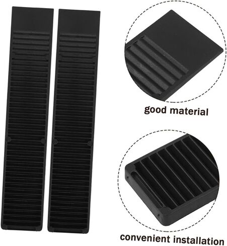 KALLORY 18Pcs Plastic Leveling Shims Wedge for Furniture Stability Multi Purpose Shims for Uneven Bases Non Slip Design Durable Kitchen Equipment Levelers Easy to Store and Transport in Saudi Arabia