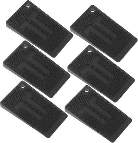 KALLORY 20pcs Adjustable Plastic Furniture Shims for Leveling Tables Doors Windows and Toilets Heavy-Duty Wedge Shims for Uneven Surfaces Sturdy Support Blocks in Saudi Arabia
