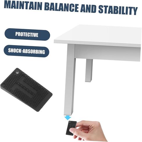 KALLORY 20pcs Adjustable Plastic Furniture Shims for Leveling Tables Doors Windows and Toilets Heavy-Duty Wedge Shims for Uneven Surfaces Sturdy Support Blocks in Saudi Arabia
