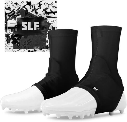 SLEEFS Solid Football Spats Cleat Covers – Compression Cleat Covers for Football Drip, Turf Protection & Style in Saudi Arabia