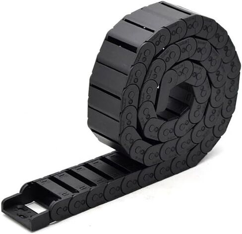 سلسلة كابل 1 متر شبه مغلقة 15 * 20 30 40 50 مم حامل نقل الأسلاك حبل سحب بلاستيكي للطابعة ثلاثية الأبعاد النقش باستخدام الحاسب الآلي (48 مم، 18 × 50 مم) in Kuwait