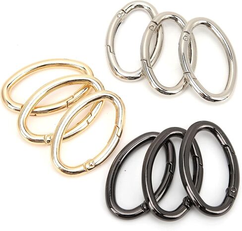 Tnfeeon Multifunctional 0-Shaped Hardware Kit with Ring Buckles, Fast Connection for Rope Chain Belts, 3 Colors for Racking Devices (M) in Saudi Arabia