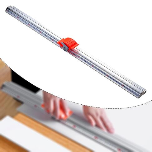 Manual Cutting Ruler Straight Edge Ruler Sturdy Anti Skid Manual Sliding Paper Trimmer for PVC Film- 100cm in Saudi Arabia