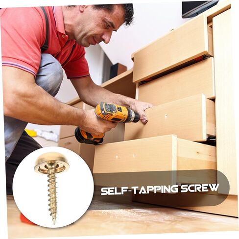 8Pcs Decorative Cap Screws for Mirror Fixing Brass Screws with Caps for Furniture Bathroom Panels and Artwork Durable Easy to Install in Saudi Arabia