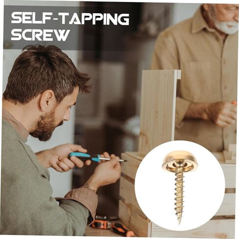 8Pcs Decorative Cap Screws for Mirror Fixing Brass Screws with Caps for Furniture Bathroom Panels and Artwork Durable Easy to Install in Saudi Arabia