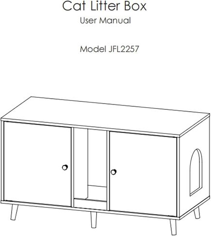 مجموعة الأجهزة لصندوق فضلات القطط (موديل JFL2257) in Kuwait
