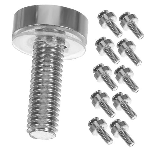 50Pcs Crown Server Rack Screws Nickel Plated for Secure Mounting Cabinets Optimized for Network Switches and High Density Environments in Saudi Arabia