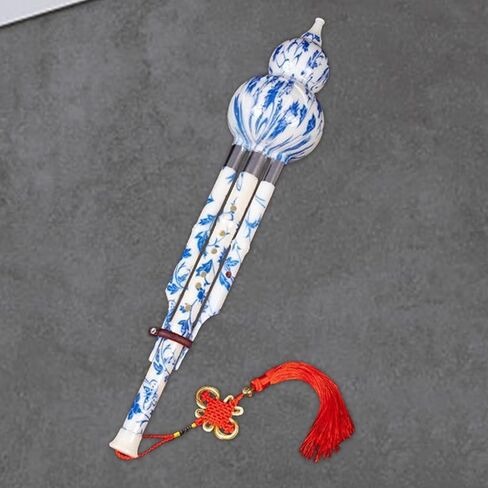 القرع هلوت الصينية هولوسي الناي آلة النفخ الشعبية الصينية التقليدية، متعدد الألوان مفتاح C in Kuwait