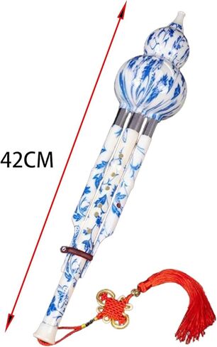 القرع هلوت الصينية هولوسي الناي آلة النفخ الشعبية الصينية التقليدية، متعدد الألوان مفتاح C in Kuwait