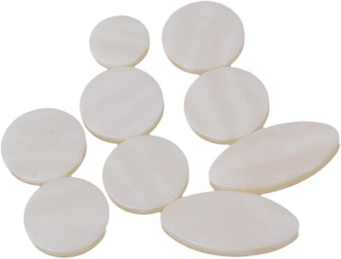 Yibuy 45 قطعة من أزرار المفاتيح البلاستيكية الساكسفون الساكسفون لآلات النفخ الخشبية in Kuwait