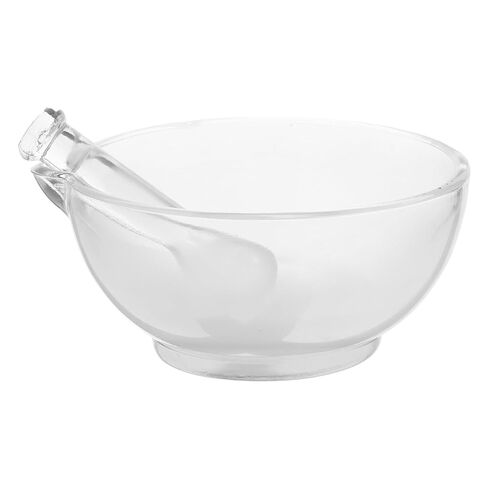 Heavy Duty Glass Mortar and Pestle with Non-Slip Base Laboratory and Kitchen Bowl for Grinding Spices and Chemicals in Saudi Arabia