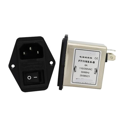 FT110I-1/3/6/10-B Switching Power Supply Filter with Single Fuse Socket(FT110I-3-B) in Saudi Arabia