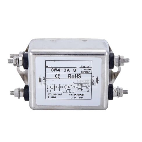 مرشح الطاقة CW4 مرشح الضوضاء المضاد للتدخل 220V3A 20A 10A مرحلة واحدة معززة (CW4-30A-S) in Saudi Arabia