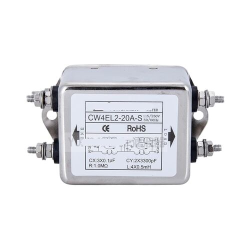 Power Filter CW4EL2 Bipolar AC Purification Anti-Interference Single-Phase 220v Bolt Type 30A(CW4EL2-6A -S Bolt on) in Kuwait
