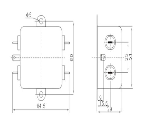 Single-Phase Power Filter 20A 250V SH210-20 Soldering Type Filter Inductor in Kuwait