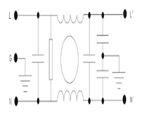 Single-Phase Power Filter 20A 250V SH210-20 Soldering Type Filter Inductor in Kuwait