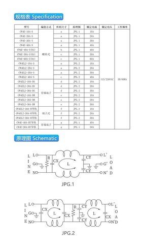 CW4L2-10A/20A/30A -DT Terminal Power Filter Single Phase AC 220V Anti-Interference Frequency Harmonic(CW4L2-10A -DT Terminal) in Saudi Arabia